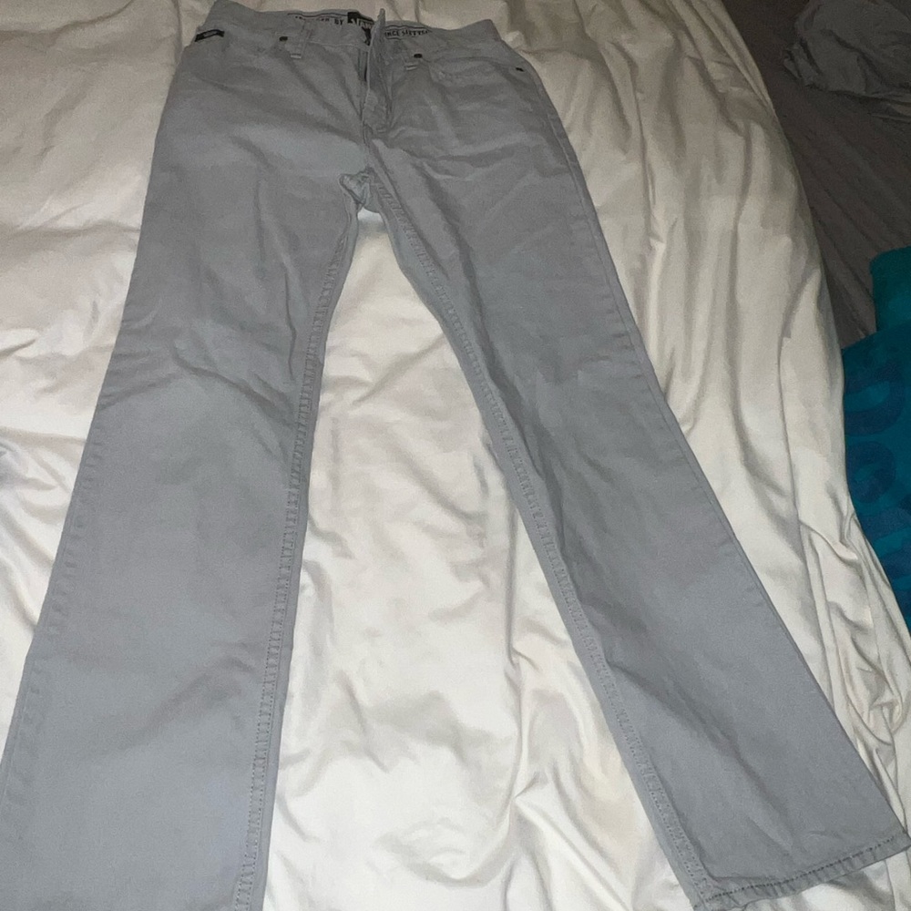 Vans gray pants boys size 18